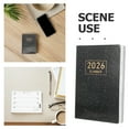 thumbnail image 2 of Shisuyan A7 Size 2026 Mini Daily Planner Compact Pocket Calendar With Pu Cover English Monthly And Weekly Pocket Planner For Purse, 2 of 8