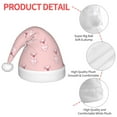 thumbnail image 4 of Fuzoiu Pig Polka Dot Print Santa Hat Christmas Hat for kids,Santa Hats with Pompom, Unisex Xmas Holiday Hat for Christmas New Year Festive Party Supplies, 4 of 6