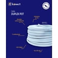 thumbnail image 3 of Cable Electrico Pot Duplex Calibre 14 Blanco 100m Cca KONECT ME0080, 3 of 4