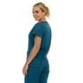 thumbnail image 3 of Medichic Women's Medical Scrubs Top - V-Neck 4-Way Stretch with 3 Pockets - Available in 20+ Colors, 3 of 4