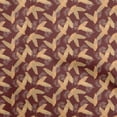 thumbnail image 1 of oneOone Georgette Viscose Red Fabric Leaves Sewing Craft Projects Fabric Prints By Yard 42 Inch Wide-aA, 1 of 5