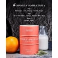 thumbnail image 3 of M&SENSE Orange Vanilla Candles Scented for Home, 21.2oz Non Toxic Natural Candles 120 Hours Long Lasting Burning, Organic Natural Soy Candle Vanilla Scented for Cozy Home & Bathroom Decor, 3 of 8