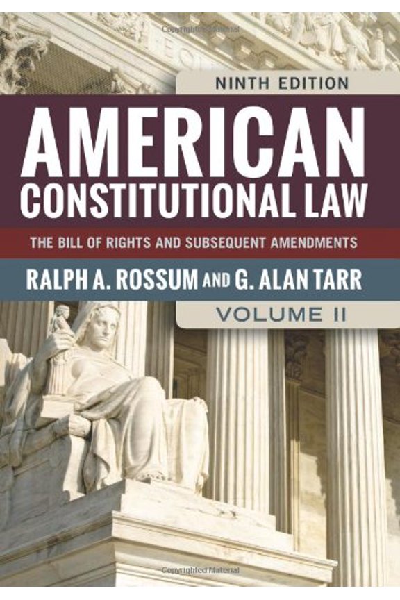 Pre-Owned American Constitutional Law, Volume II: The Bill of Rights and Subsequent Amendments (Paperback) 0813347475 9780813347479