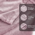 thumbnail image 3 of Heated Blanket 62" x84'' Twin Size with 4 Heating Levels 10 Hours Auto-Off Electric Throw in Cozy Plush Fabric Reversible for Home Bedding Couch - 1-dark Pink, 3 of 15
