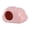 Pink, variant on YANDE-Hamster Hideout Ceramic Hamster House Pet Nesting Hut Summer Cooling Cabin Hamster Nest Pet Cage Decor for Critter Lemmings Chinchilla Playing (Pink)