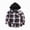 H551-Coffee, variant on TOWED22 Boys Plaid Flannel Shirts Unisex Kids Long Sleeve Casual Button Down Shirt with Hood,Red,3-6 M