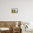 thumbnail image 3 of Stupell Industries City Town Along Water Canal Sailboats Reflection Painting Gray Framed Art Print Wall Art, Design by Lettered and Lined, 3 of 5