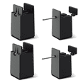 thumbnail image 1 of Bed Risers, 4 Inch Adjustable Desk Riser Blocks with Screw Clamp 4 Pack Heavy Duty Chair Raisers Fits 0-2 Inch Widths, 1 of 7