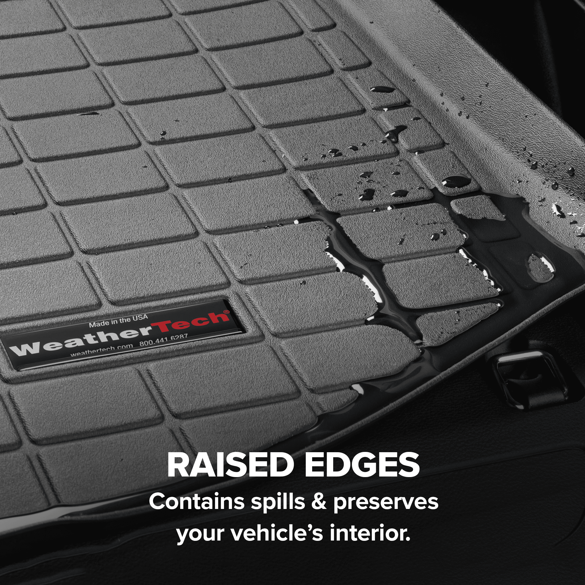 WeatherTech Cargo Trunk Liner compatible with Edge, MKX - Behind 2nd Row, Black