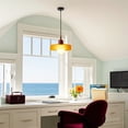 thumbnail image 5 of Mid Century Pendant Light: Modern Ceiling Pendant Lamp for Kitchen Island : Small Glass Hanging Light Fixtures for Diningroom, 5 of 9