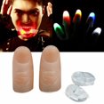 thumbnail image 2 of 1Pair LED Finger Thumb Light Magic Trick Party Bar Flashlight Bar Show Lamp, 2 of 5
