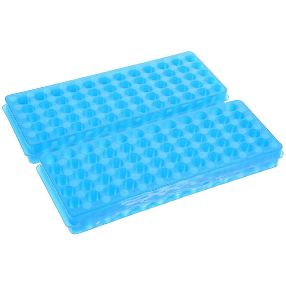 2pcs Test Tube Rack Centrifuge Tube Holder 60 Slots Sampling Tube Storage Rack