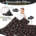 thumbnail image 3 of Black Christmas Car and Santa Pattern Toddler Nap Mats for Kids Preschool,50"x20" Sleeping Mat Bag or Kids,Toddler Sleeping Bag,Toddler Nap Mat or Daycare, 3 of 6