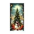 thumbnail image 2 of Christmas Patterned Door Decor With Elastic Fabric Fit, Seasonal Hanging Banner For Home, Office, And Party Entryway Holiday Ambiance, 2 of 6