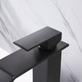 thumbnail image 6 of Single handle single hole waterfall spout bathroom faucet with deck plate, 6 of 7
