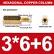 thumbnail image 3 of Brass Motherboard Standoffs Spacing Screw M2 M2.5 M3 M4 M5 Male To Female Board Rack Stud Hex Standoff PCB Support Column Spacer, 3 of 4