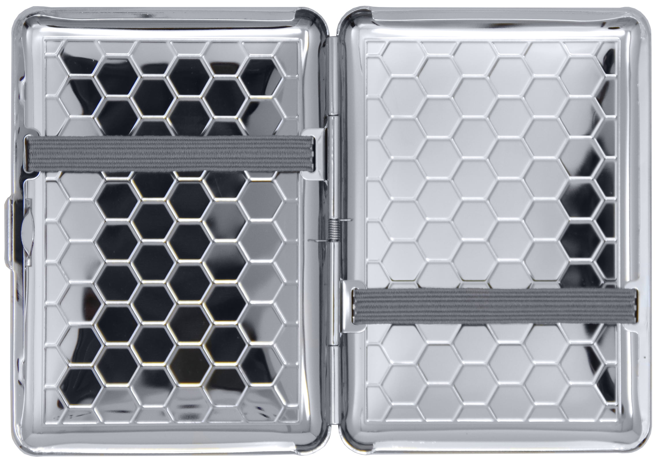 metal cigarette case 100s GE RMA Nus Cigarette Case: Black Leather, Made In Germany, 100 mm Length, For 80 mm 100 mm Cigarettes
