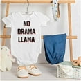 thumbnail image 3 of No Drama Llama Alpaca Chill Relaxed Romper Boys or Girls Infant Baby Brisco Brands 6M, 3 of 6