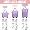 thumbnail image 2 of Gym Travel Duffle Bag Separate Compartments for Dry and Wet Items Rolling Bag, 2 of 14