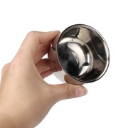 Mnycxen Zy Fashion Stainless Steel Metal Men'S Shaving Mug Bowl Cup for Shave Brush