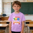 thumbnail image 2 of Tops de Manga Corta Linda con Impresión Gráfica para Niños Niños Y Niñas, Tela Suave Transpirable para la Temporada Escolar, Juego Informal, 2 of 9