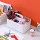 thumbnail image 1 of 1 organizador de escritorio (blanco): almacenamiento de escritorio perfecto para tijeras, lápices, bolígrafos, notas adhesivas y más, sistema de almacenamiento de oficina. Sailing Electrónica, 1 of 5