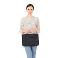 thumbnail image 3 of MOSISO for Macbook Air/Pro 13.3" Laptop Sleeve Briefcase Handbag Water Resistant Polyester Carrying Pouch Zipper Notebook Computer Bag, Black, 3 of 7
