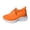 Orange, variant on XEDZYT Walking Sneakers for Women Lace Up Lightweight Mesh Running Shoes for Gym Travel Size 8
