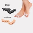 thumbnail image 3 of Diseño práctico, materiales duraderos, órtesis para hallux valgus, órtesis de silicona para cinco dedos del pie, 3 of 5