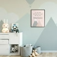 thumbnail image 2 of The Kids Room by Stupell Kids Inspirational Word Girls Pink Geometric Mountain Pattern Design Framed Giclee Texturized Art by Anna Quach, 2 of 8