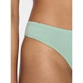thumbnail image 2 of No Boundaries Women's Thong Panty Cotton, 1-pack, Sizes XS-XXXL, 2 of 4