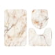 thumbnail image 1 of Billuyoard Juego de alfombrillas de baño antideslizantes de 3 piezas con contornos de mármol rosa dorado, fáciles de instalar e impermeables Juegos de accesorios de baño Y181009-C003, 1 of 6