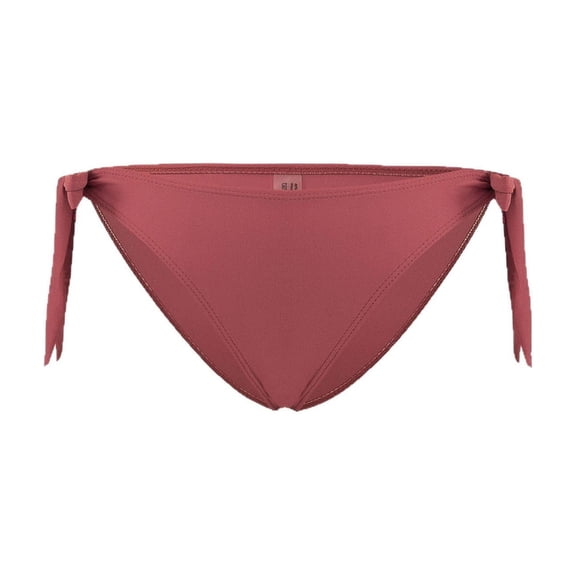 SCSAlgin Women's Tie Side Bikini Bottoms Mid Rise String Bathing Suits Bottom