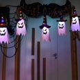 thumbnail image 5 of Halloween Decoration Witch Hats String Lights Ghost Hanging Lamp Hanging Lighted, 5 of 5