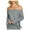Grey - pewterhthr, variant on 1.STATE Womens Tie-sleeve Knit Blouse, Grey, Small