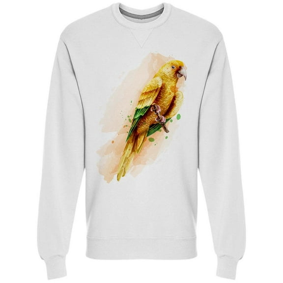Tropic Parrot Yellow Bird  Sweatshirt Men -Image by Shutterstock, Male Large
