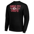 thumbnail image 2 of Men's Starter Black Kansas City Chiefs Team Mesh Print Graphic Pullover Sweatshirt, 2 of 3