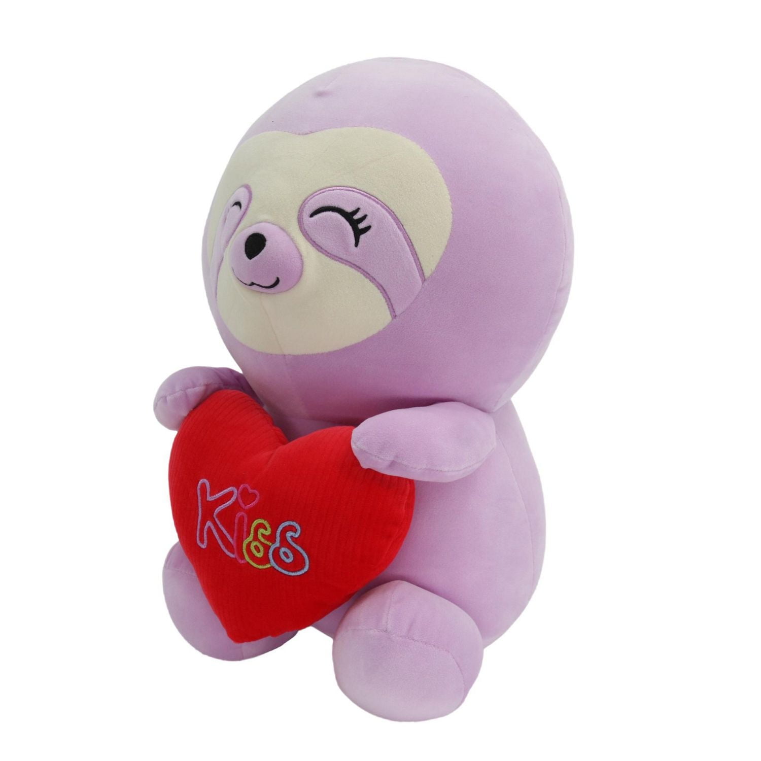 WAY TO CELEBTATE VALENTINE 15" PLUSH ANIMAL WITH HEART