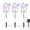 Reindeer, variant on Homellea 3 Pack Solar Christmas Crescent Moon and Star Stake Lights, 21.77 Inch Multicolor LED Rope Decorations with Solar Panel for Yard, Lawn, Pathway, Garden and Holiday Display