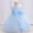 Blue, variant on Toddler Dress Flower Girl Dress Tutu Dress Holiday Dress for Girls 1-2 Years