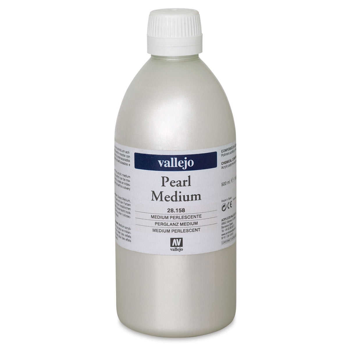 Vallejo Acrylic Pearlescent Medium 500 ml