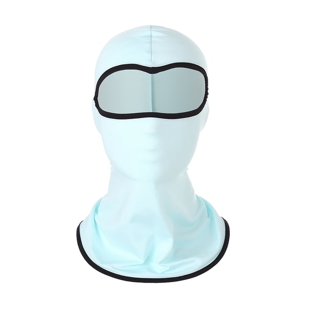 Casco de seda de hielo para montar a caballo, protector solar para exteriores, para verano, para bicicleta, motocicleta, máscara con forro a prueba de viento