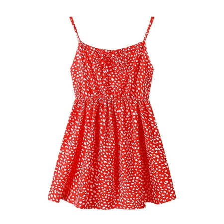 

ZMHEGW Toddler Baby Girl Dress Kids Floral Bohemian Sleeveless Beach Straps Dress Princess Girl Clothes 4-5 Years