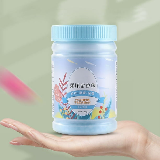 Perlas para la colada, potenciador del aroma, antiestático y suavizante para una ropa con un aroma delicioso.