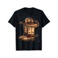 thumbnail image 1 of Retro Western Cowboy Rodeo Bull Riding Unisex T-Shirt V883, S - 5XL, 1 of 4