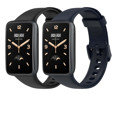 thumbnail image 1 of Correa Para Xiaomi Mi Smart Band 7 Pro De Silicona 2 Piezas Xtellar negro/azul oscuro, 1 of 3