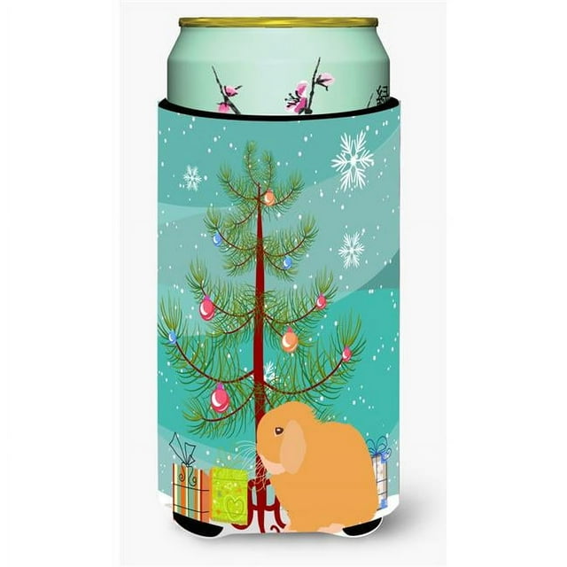 Carolines Treasures BB9335TBC Holland Lop Rabbit Christmas Tall Boy Beverage Insulator Hugger