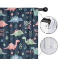 thumbnail image 4 of Blackout Kids Curtains,Dark Blue Girl Themed Dinosaurs Pattern Childrens Insulated Curtains Set Of 2,Bedroom Essentials,Toddler Room Decor 42"x54", 4 of 5