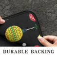 thumbnail image 6 of Black Christmas Ornament Pattern Door Rugs,Washable Non Slip Door Mats Indoor,Decorative Door Mats,Entry Mat Indoor for Entrance,Bedroom,Kitchen,Bathroom,30"x17", 6 of 6
