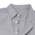 thumbnail image 4 of Styesk Chemises pour Hommes Chemise à Col à Revers à Boutons Rayée Ample Décontractée à Manches Longues, 4 of 8